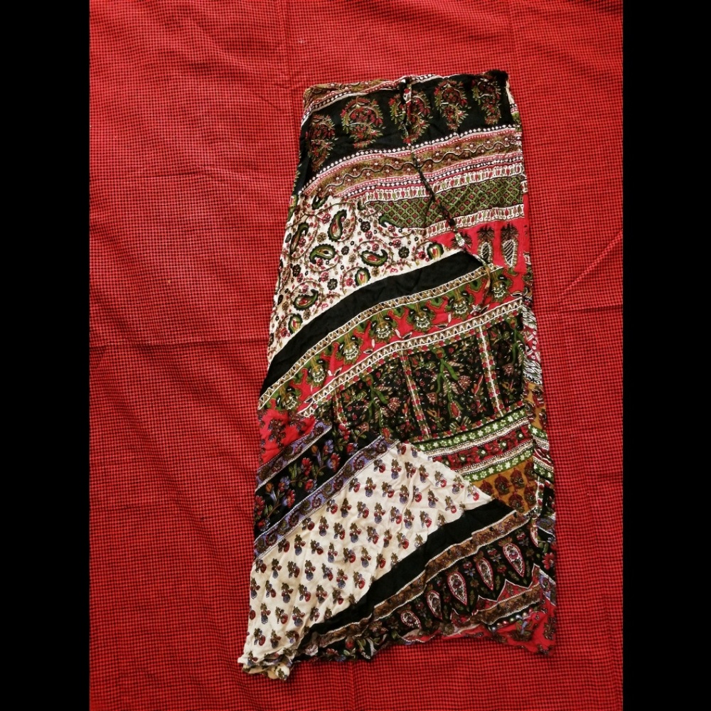 🌍Earthbound Patchwork Skirt🌎